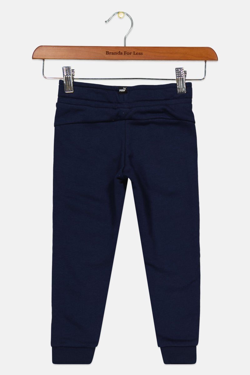 PUMA Toddlers Boy Plain Pull On Sweatpants, Navy  - Image 2