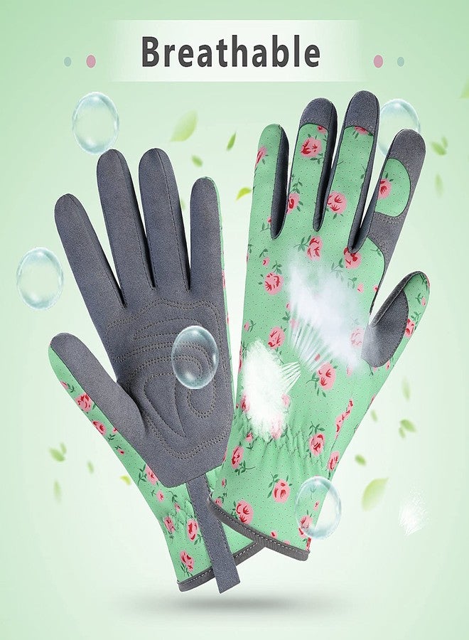 Baidast Gardening Gloves for Women Thorn Proof, Garden Gloves for Women Digging, Planting, Raking and Pruning - Image 2