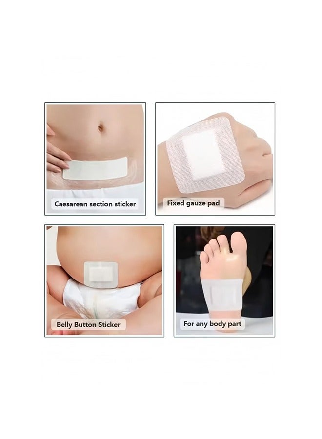 Generic Waterproof Non-Woven Sterile Self Adhesive Wound Dressing,Ointment Fixation Patch， 10pcs  - Image 2