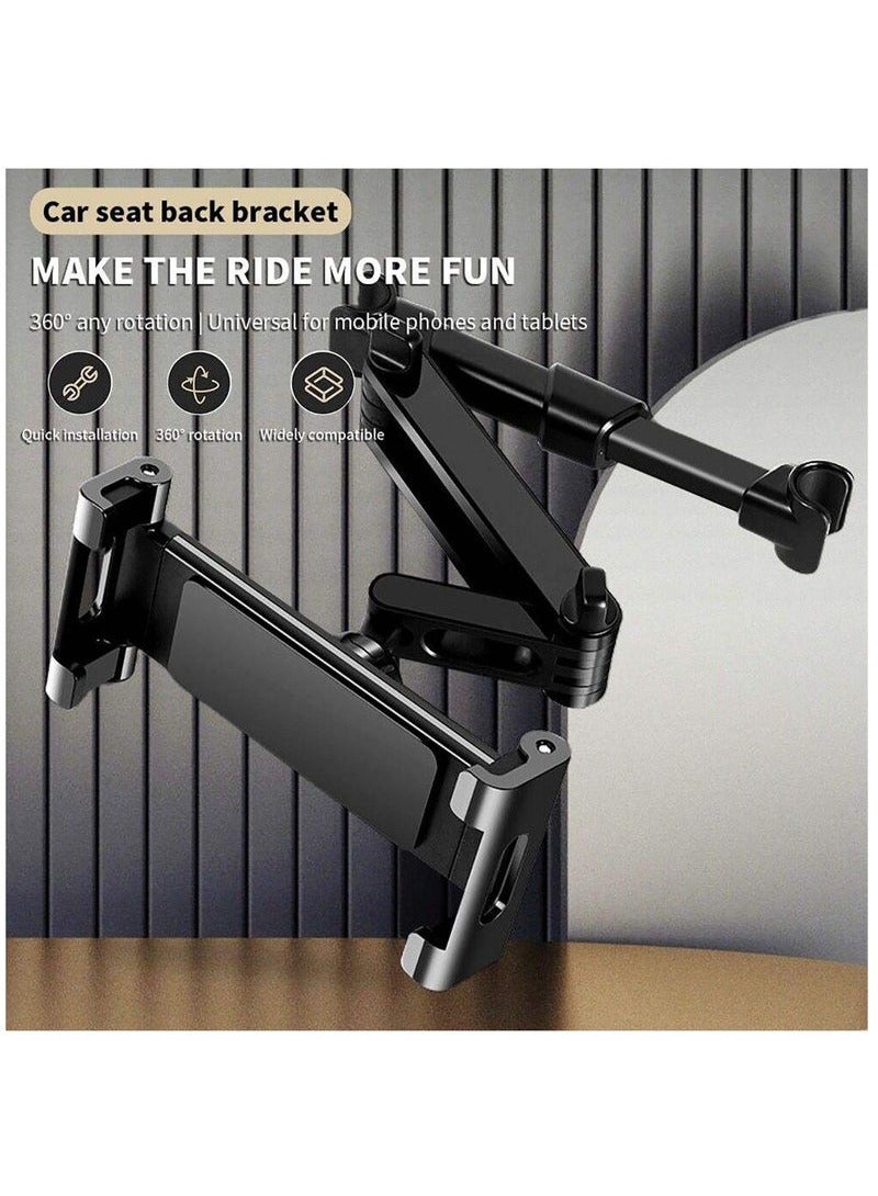 Tablet Holder for Car 360 Rotatable and Retractable Car Phone Holder Back Seat Road Trip Essentials for 4.7-12.9 Inch Devices - Image 3