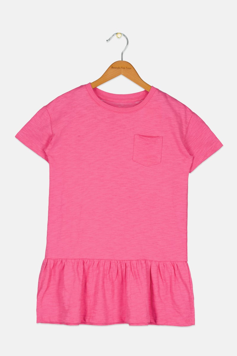 GAP Kids Girl Plain Dress, Pink - Image 1