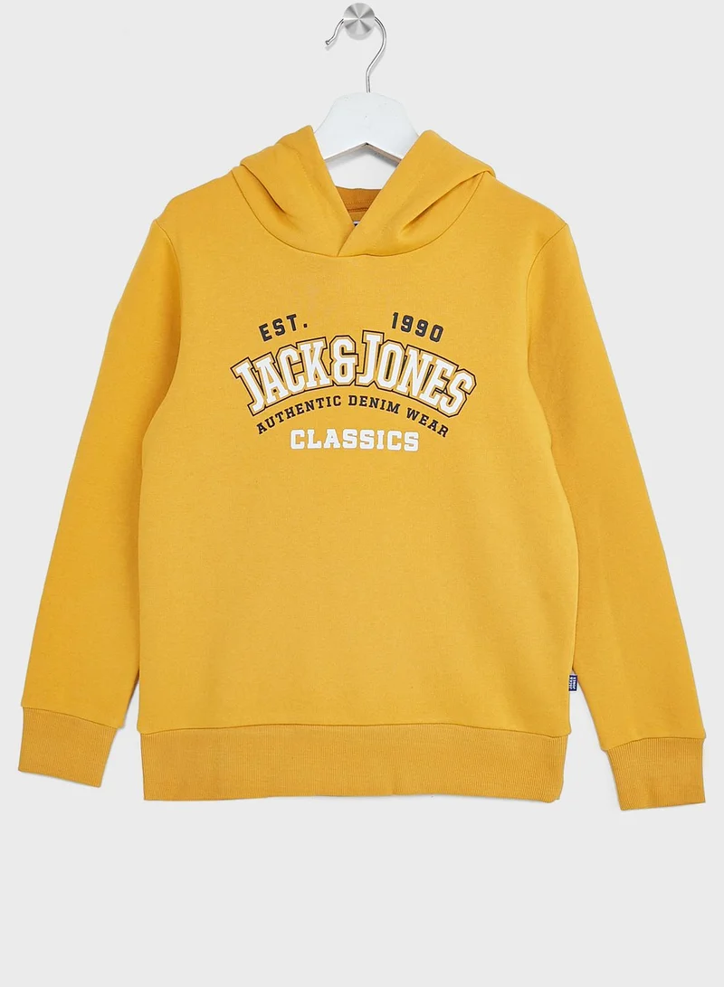 Jack & Jones Junior Youth Logo Hoodie