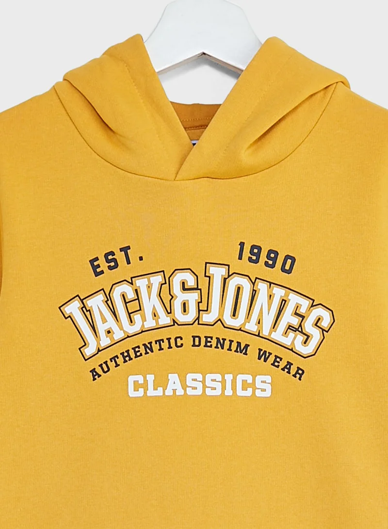 Jack & Jones Junior Youth Logo Hoodie