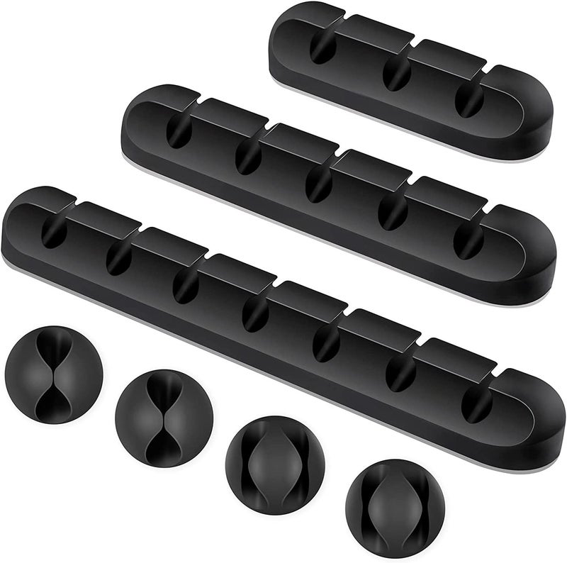 Creative Silicone Storage Hub Charging Cable Sorting Artifact Data Cable Holder Mobile Phone Desktop Organizer - Image 1