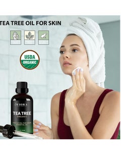 Fiora Naturals Tea Tree Essential Oil by Fiora Naturals- 100% Pure Organic Oil, for Face, Hair, Skin, Acne, Scalp, Foot and Toenails. Melaleuca Alternifolia, 1 oz /30ml  - Image 2