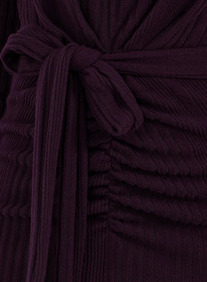 Styli Ribbed Tie-Waist Dress - Image 3