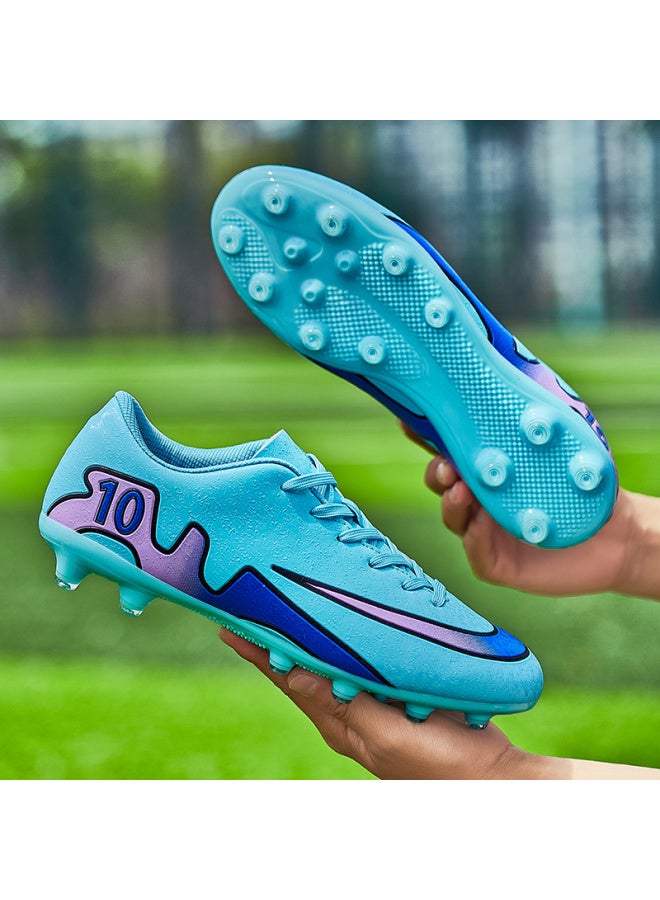 888 Long Nail Moonlight Joint 2024c Luo New Adult Children's Football Shoes Boys Spike Students Ag Broken Nail Grass