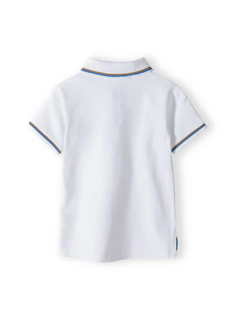 MINOTI Boys' Short Sleeve Polo Shirt with Button Placket