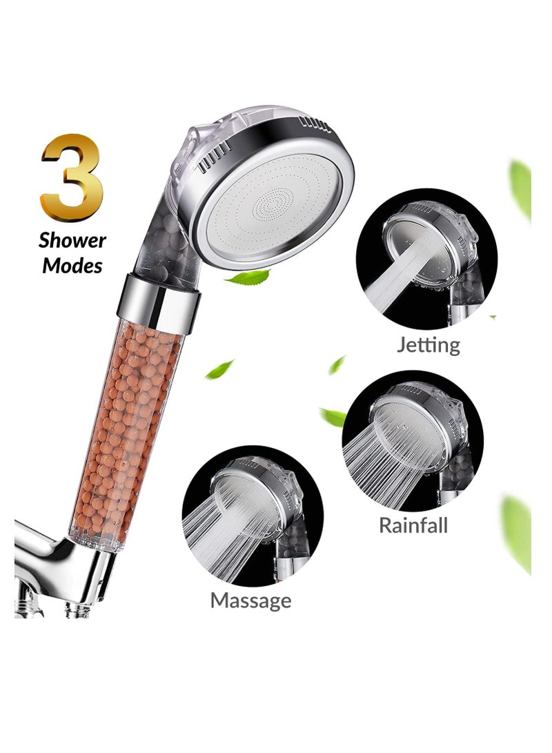 Bukela Filtered Handheld Shower Head - Ionic Head - Help Reduces Hair Loss - Rainfall Spa - Water Saving - Purifies Water - Remove Chlorine - Image 4