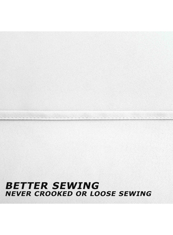 KOUFALL White Curtains 108 Inches Long for Living Room 2 Panels Set 60 Percent Blackout Thermal Insulated Energy Efficient Light Blocking Room Darkening Big Extra Wide 104 Inch Curtains for Bedroom Window - Image 5