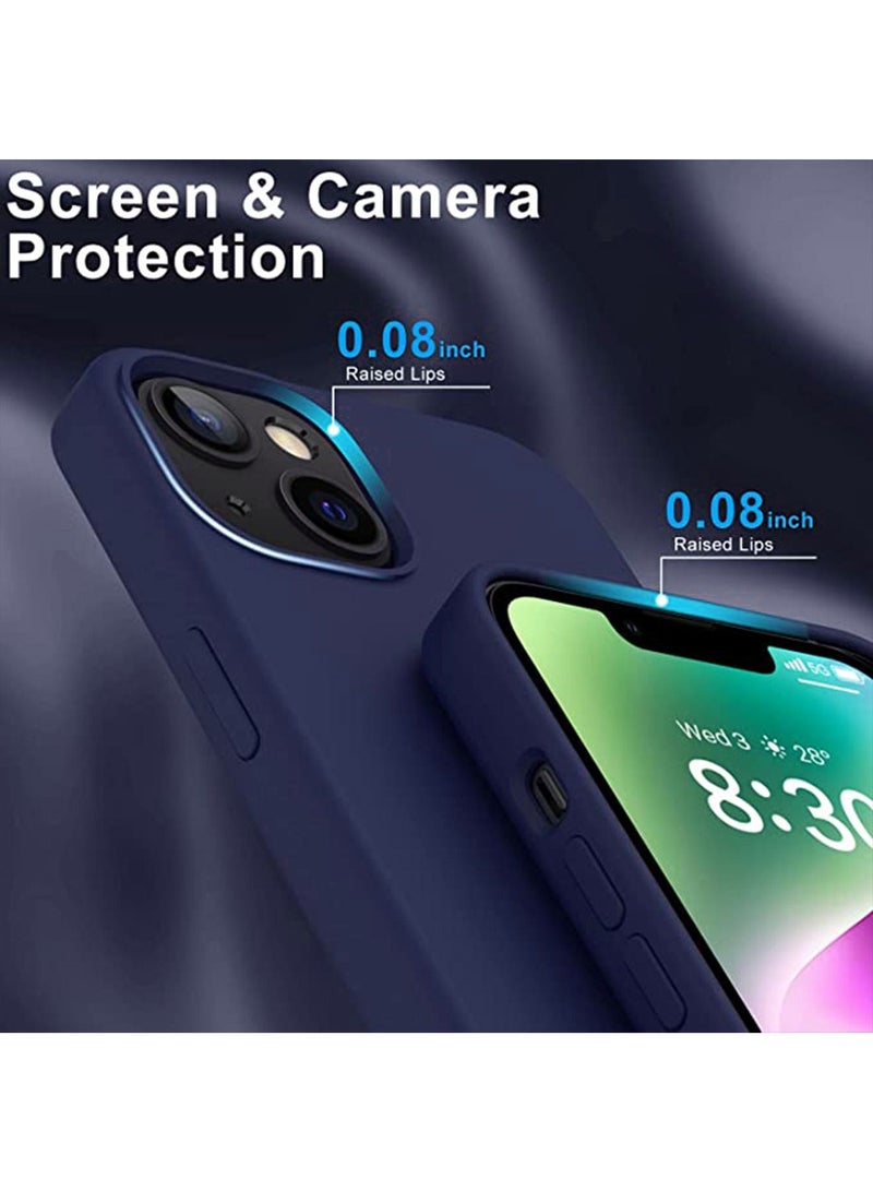 iPhone 14 Plus Mobile Case Cover with Soft Smooth Silky Flexible Silicone Gel Rubber Bumper Cover,Slim Fit Shockproof Protective Phone Back Cover for iPhone 14 Plus 6.7" - Image 2