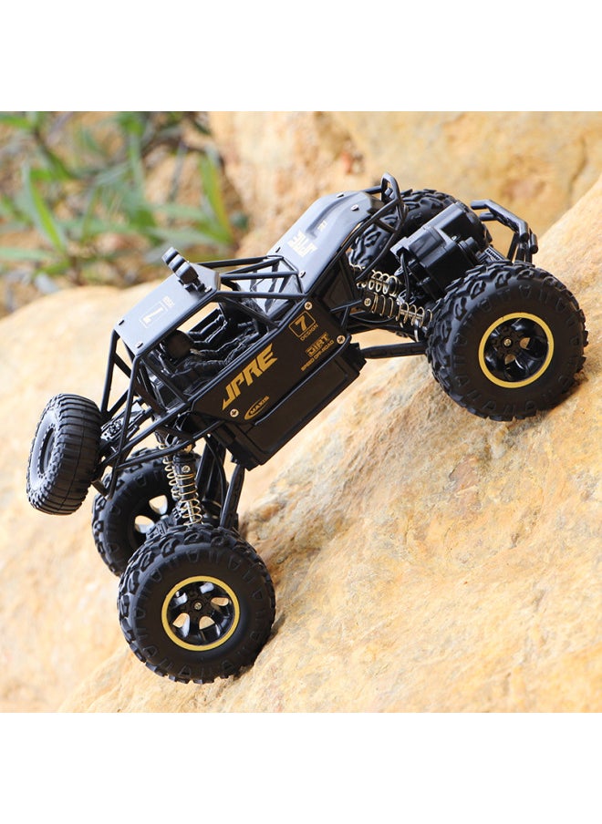 Children's Remote Control Off-road Vehicle High-level Sense Toy Travel Outdoor Play Car Charging High-speed Four-wheel Drive Climbing Car-Color:Abs Blue Large 28cm Four-wheel Drive Climbing Car -Scale:Luxurious Three Batteries [with Three Sets Of Body Batteries + Free Remote Control Battery Screwdriver + Usb Charging +  - Image 4