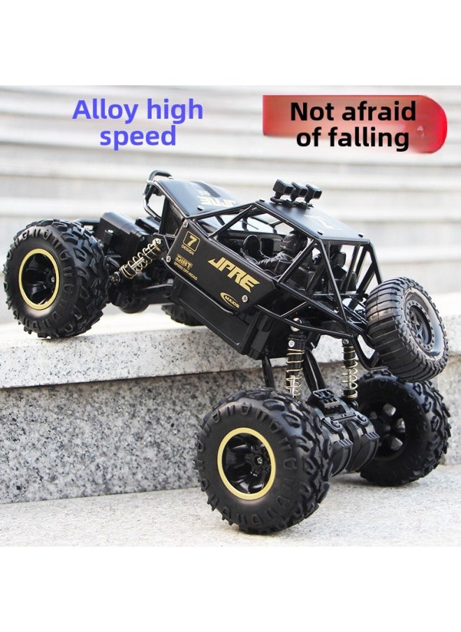 Children's Remote Control Off-road Vehicle High-level Sense Toy Travel Outdoor Play Car Charging High-speed Four-wheel Drive Climbing Car-Color:Abs Blue Large 28cm Four-wheel Drive Climbing Car -Scale:Luxurious Three Batteries [with Three Sets Of Body Batteries + Free Remote Control Battery Screwdriver + Usb Charging +  - Image 3