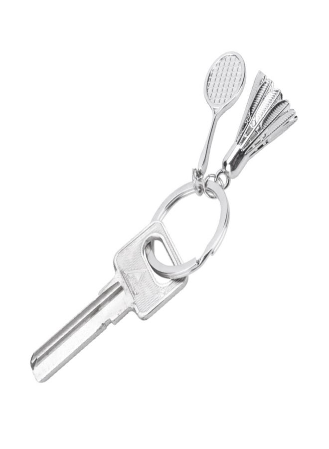 POWERTI Novel Handmade Souvenir Simulation Badminton Ping Pong Tennis Racket Shape Widgets  Creative Sports Mini Keys Chain Cars Bikes Backpack Ornaments Gifts for Sports Lovers - Image 4