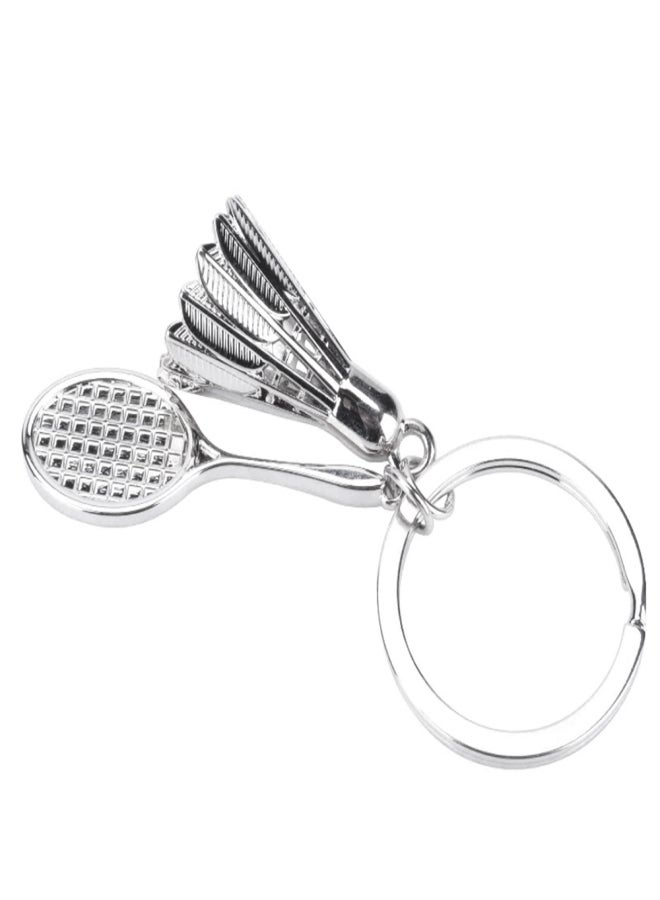 POWERTI Novel Handmade Souvenir Simulation Badminton Ping Pong Tennis Racket Shape Widgets  Creative Sports Mini Keys Chain Cars Bikes Backpack Ornaments Gifts for Sports Lovers - Image 2