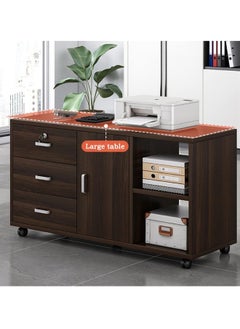 JOMILA Filing Cabinet Office with Lock Short Cabinet Information Cabinet Under The Table Storage Cabinet Side Cabinet Drawer Cabinet  - Image 5