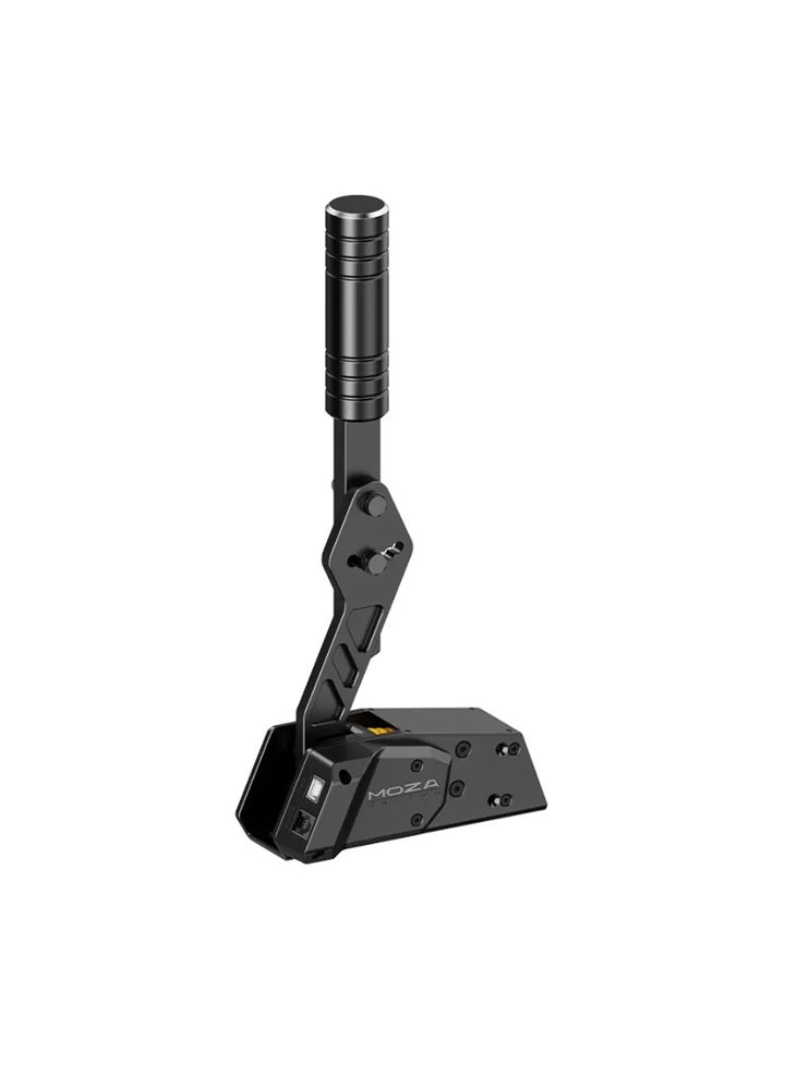 Moza - Moza HBP USB Handbrake for Sim Racing – CNC Aluminum Build with Progressive Hydraulic Feel, Adjustable Handle Angle, and Hall Sensor Precision – Drift & Rally eBrake – Compatible with PC & Moza R9/R16/R21 - Image 1