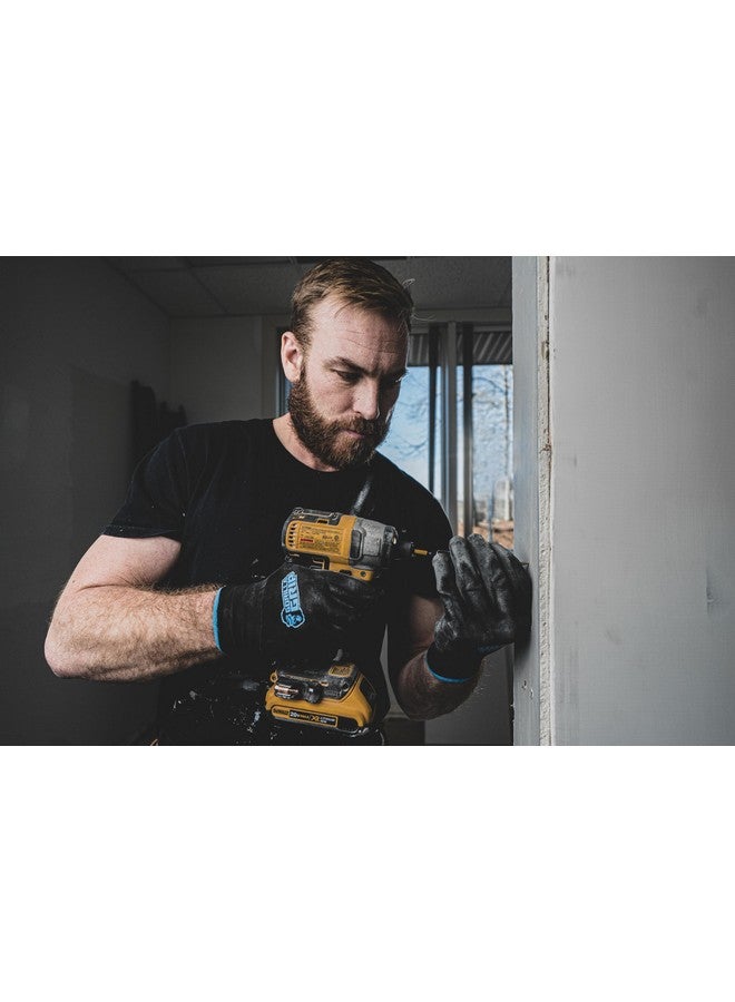 grease monkey Gorilla Grip Gloves, Max Grip, All Purpose Work Gloves, Slip Resistant, Nylon Shell, Large, 10 Pairs - Image 5