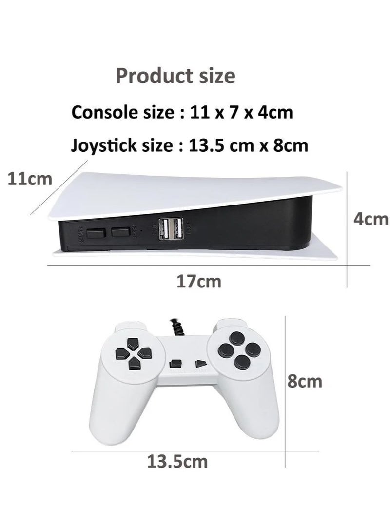 Retro TV Video Game Console with Dual Wireless Controllers – Built-in Classic Games, AV Output - Image 2