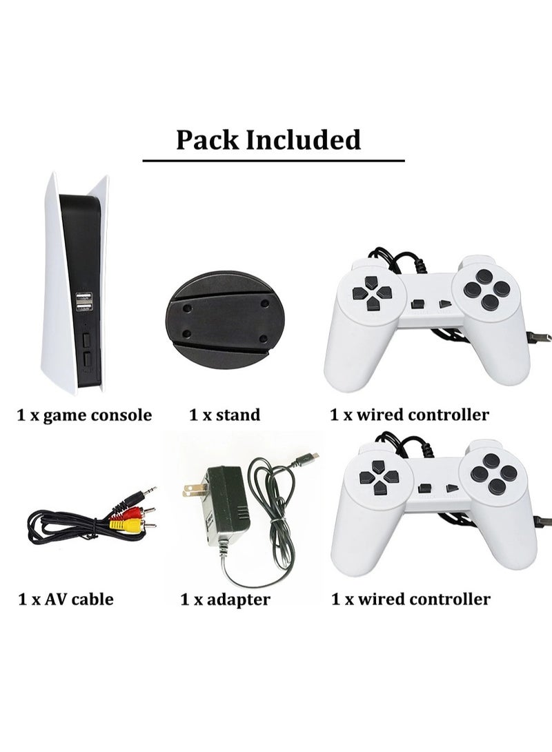 Retro TV Video Game Console with Dual Wireless Controllers – Built-in Classic Games, AV Output - Image 4