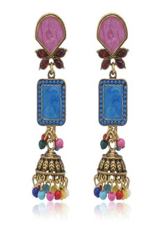 General vintage enamel tassel earrings 