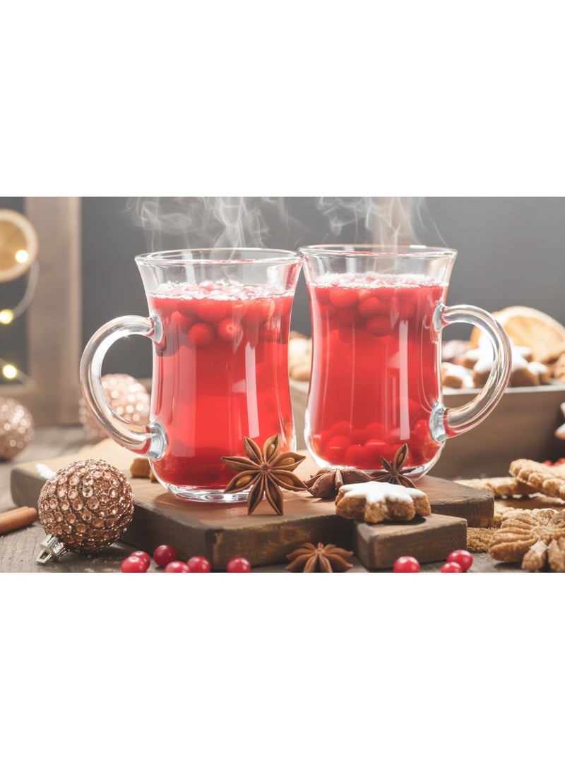 بلينك ماكس طقم 6 قطع أكواب شاي زجاج شفاف - Image 1