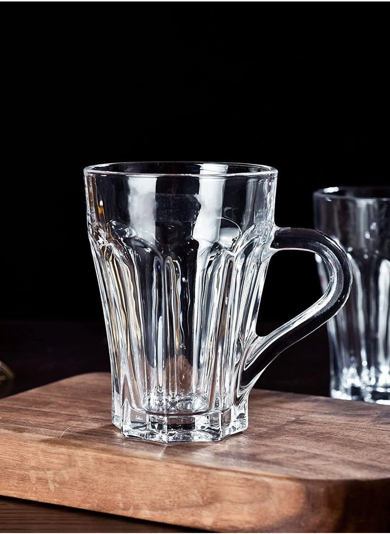 Blinkmax - Set of 6 clear glass tea cups - Image 1