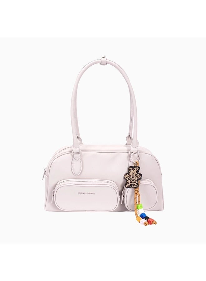 David Jones camila Shoulder bag model cm8239 | Modern cute handbag with external pockets for dates, shopping and work | spacious everyday bag for all women - Image 1