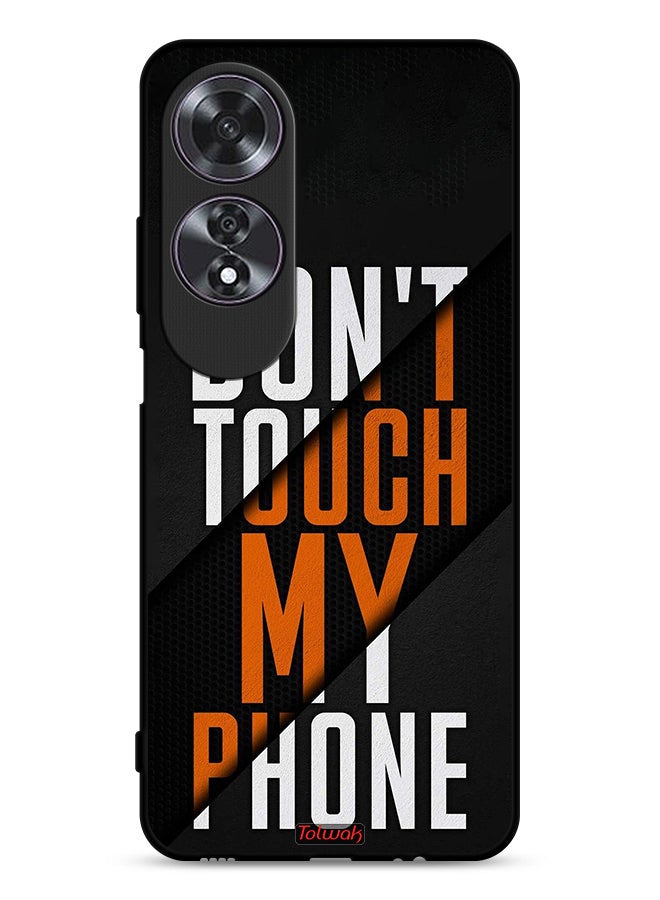 Tolwak Oppo A60 Protective Case Cover Do Not Touch My Phone - Image 1