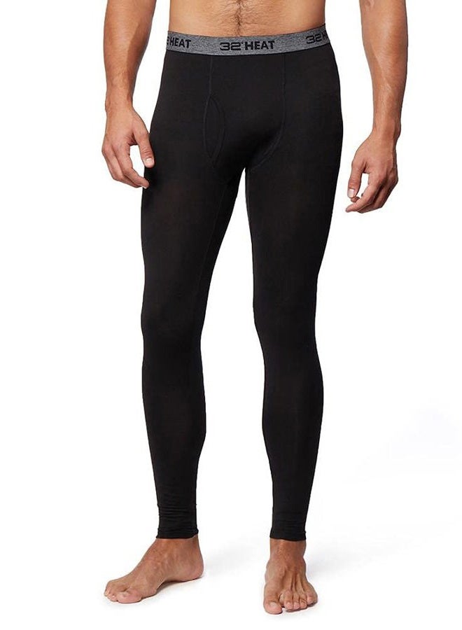 32 Degrees Heat Mens Performance Thermal Lightweight Baselayer Legging Pant, Black, Black, M - Image 1