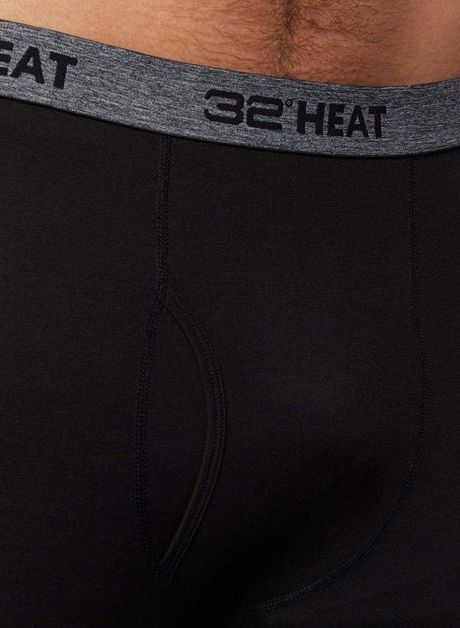 32 Degrees Heat Mens Performance Thermal Lightweight Baselayer Legging Pant, Black, Black, M - Image 3