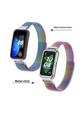 For HuaweiBracelet 10 Strap For HuaweiBand987 Glory Bracelet Universal Wristband Milanese Strap-Color:8# Colorful-Specifications:Applicable To For HuaweiBand 10/9/8 Generation (with Metal Head) - pzsku/ZEF6775799C9F5D54D858Z/45/1746217344/56094d45-7b22-4dc6-a17a-942615b9060f