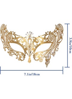 Excefore Womens Masquerade Ball Lace Mask Masquerade Carnival Party Ball Face Eye Masky  - Image 5