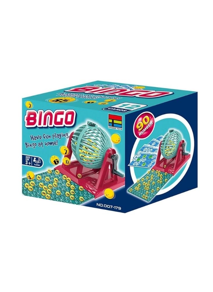 Premium Bingo Game Set for Kids & Family – Rotating Cage Bingo Machine with 90 Number Balls - Image 2