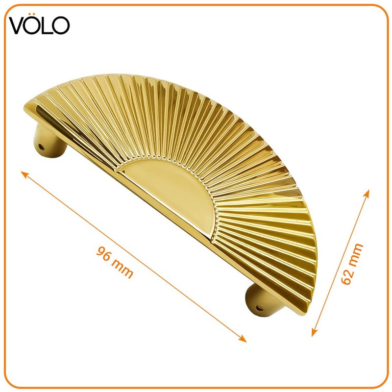 Volo Main Door Handle/Door Handles for Main Door/Glass Door Handle/Pull Handles, for Home/Office/Hotels(Model- S-615) (Pack of 1 Set) (96 MM, PVD Gold) - Image 2