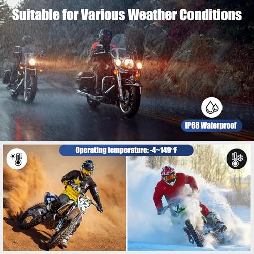 SIXWIN Wireless Motorcycle CarPlay Android Auto 6 Inch Car Play Moto Support TPMS Bluetooth IP68 Waterproof for Motorbike GPS Navigation,Siri,Google Assistant - Image 5