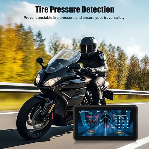 SIXWIN Wireless Motorcycle CarPlay Android Auto 6 Inch Car Play Moto Support TPMS Bluetooth IP68 Waterproof for Motorbike GPS Navigation,Siri,Google Assistant - Image 4