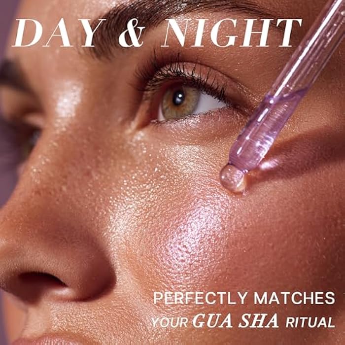 VRAIKO Gua Sha Face Oil Serum | Rosa Rugosa Flower & Jojoba Seed Oil Product | Detox, Plump, Anti-Oxidant, Soothing | Nourish, Cruelty Free, Natural, 1 fl oz - Image 5