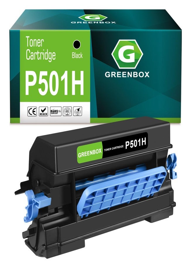GREENBOX Compatible P501H Toner Cartridge Replacement for Ricoh 418446 Toner Cartridge for IM 430FB P501H P501 Type P 501H Printer, 1 Black, 14,000 Pages - Image 1