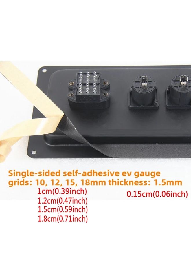 5M 12mm Black EVA Foam Tape Strong Adhesive Sound Insulation Shockproof Door Window Seal - Image 3