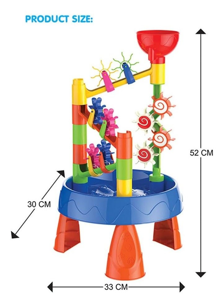 Generic - COOLBABY Water Wheel Funnel Beach Table Set Summer Beach Children's Toys - Image 1