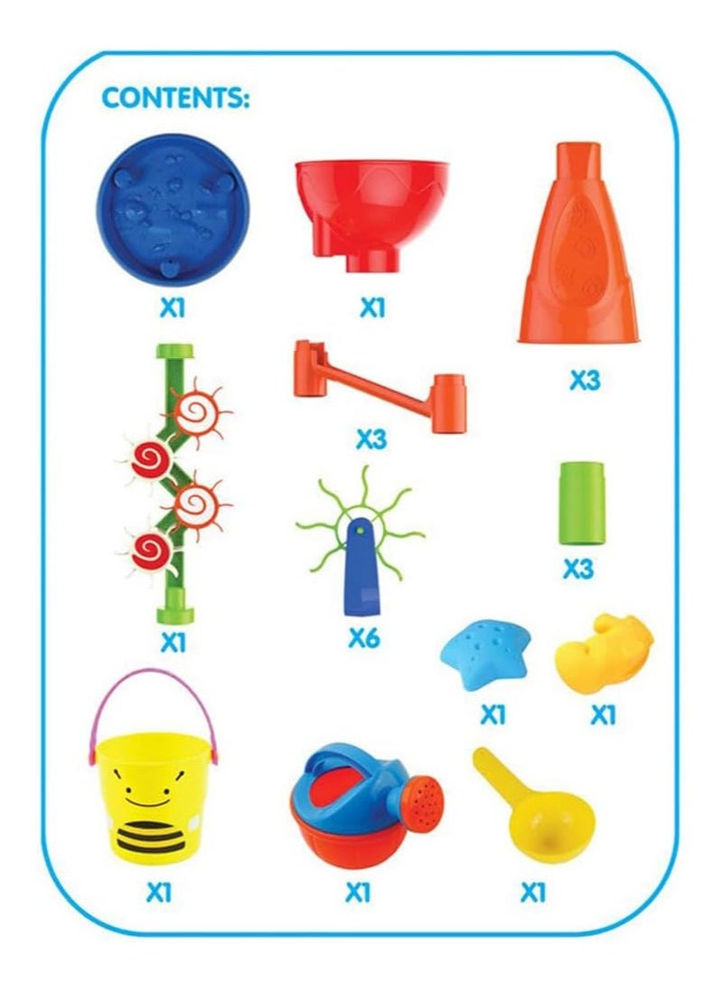 Generic - COOLBABY Water Wheel Funnel Beach Table Set Summer Beach Children's Toys - Image 1