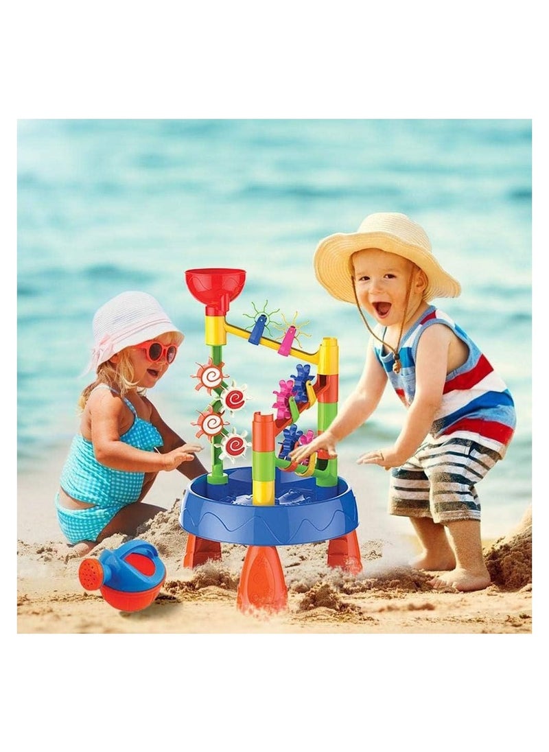 Generic - COOLBABY Water Wheel Funnel Beach Table Set Summer Beach Children's Toys - Image 1