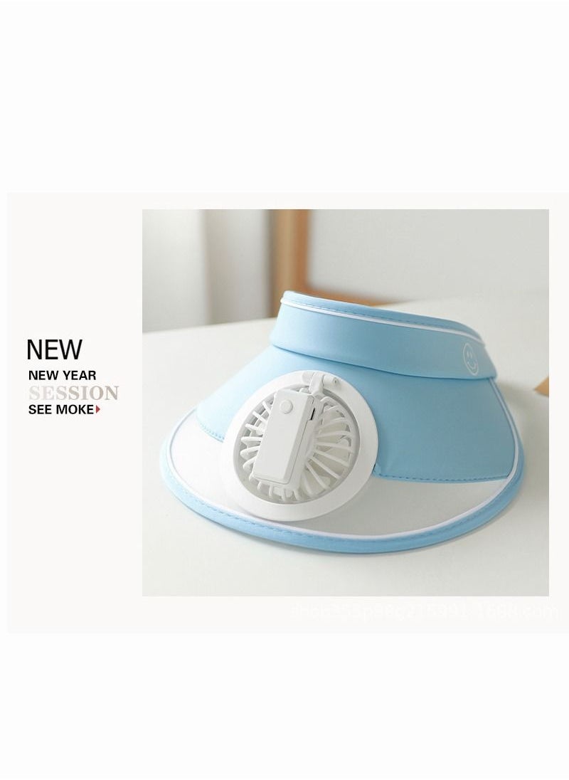 Generic Summer Sport Outdoor USB Fan Sun Hat Cap Cool Fan for Cycling  - Image 3