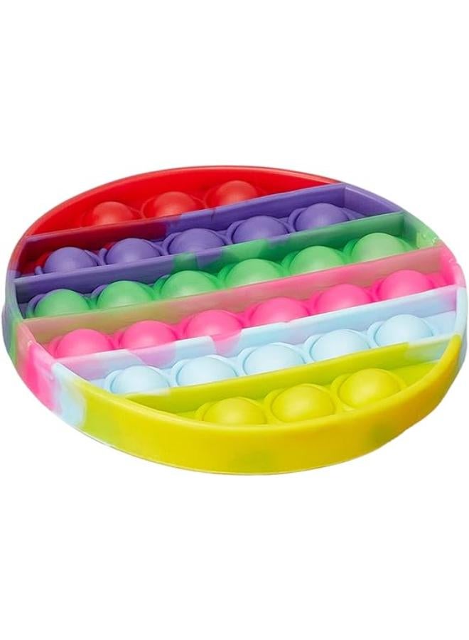 Pop It Bubble Sensory Fidget Toy: Autism Stress Relief, Silent Classroom, Special Needs Stress Reliever - Multi-Color. - Image 2
