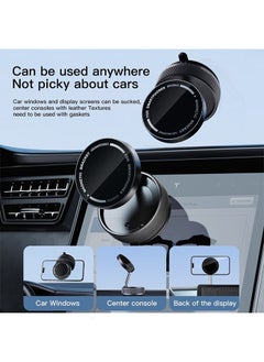 DAREU Magnetic Foldable Phone Holder – Vacuum Suction Base with 360° Rotation & Zinc Alloy Arm – Compact & Adjustable Multi-Surface Stand for Desk, Wall, Car & Bathroom – Includes Nano Adhesive Pad  - Image 4