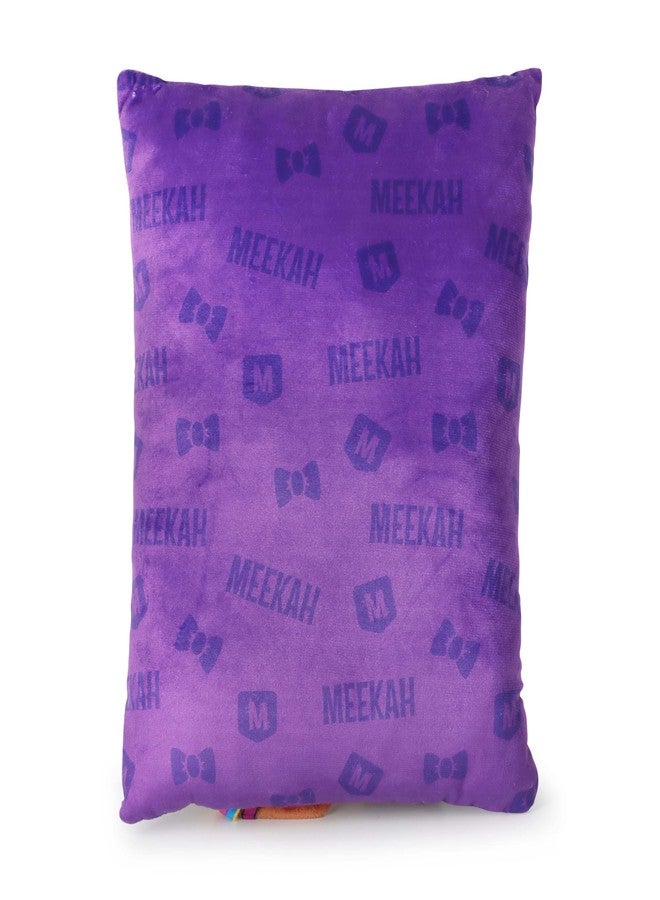 Jay Franco Snuggle Pillow – 15 Inch Kids Ultra-Soft Stuffed Plushie & Cozy Throw Pillow, Official Licensed Character Cushion, Purple - Meekah - Image 4
