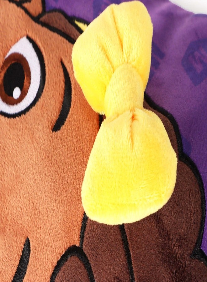 Jay Franco Snuggle Pillow – 15 Inch Kids Ultra-Soft Stuffed Plushie & Cozy Throw Pillow, Official Licensed Character Cushion, Purple - Meekah - Image 5