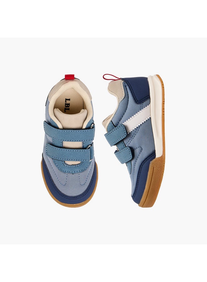 LBL by Shoexpress Boys Panelled Sneakers with Hook and Loop Closure  - Image 1