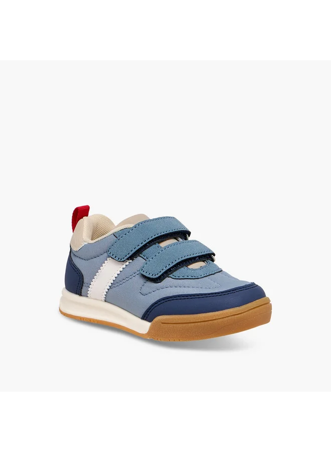 LBL by Shoexpress Boys Panelled Sneakers with Hook and Loop Closure